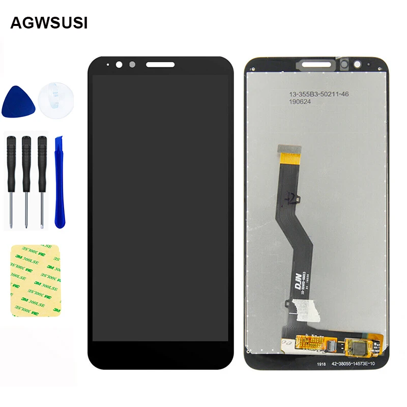 LCD For Motorola Moto E6 Plus PAGA0004 E6 E6 play LCD Display Screen + Touch Screen Digitizer Sensor Assembly LCD Replacement