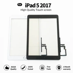 Ekran dotykowy dla iPad 5 2017 5th A1822 A1823 generacji szklany Digitizer Panel LCD zewnętrzna wymiana wyświetlacza szkło przednie