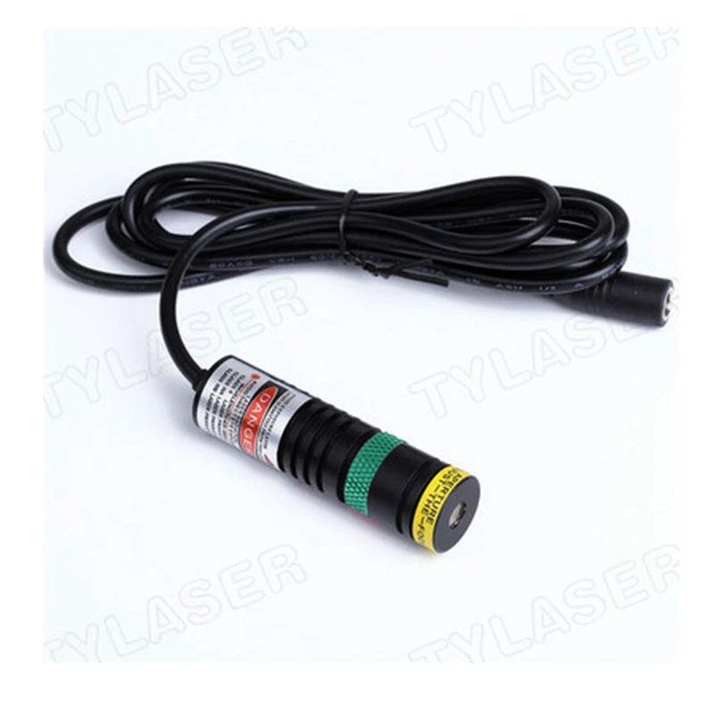 18X65mm Adjustable 520nm 10/30/50/80/135mw Green Dot/Line/Cross Beam Laser Diode Module W/ 5V Adapter & Holder