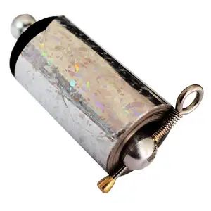 Telescopic guys silver in self -defense, silent, lightweight, professional tricks rod, 1.1 m, wholesale, fantastic 8 Main Sales Personal Defense Personal Defense - №2