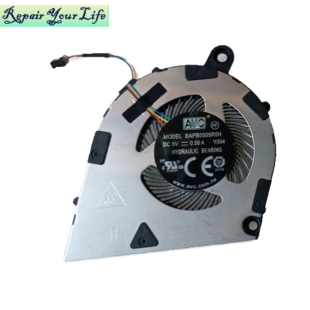 Imagem -02 - Cpu Ventilador de Refrigeração para Lenovo Ideapad Placa Gráfica Radiador Refrigerador do Computador S540 14iml Flex14api Bapb0505r5h Bapb0605r5h