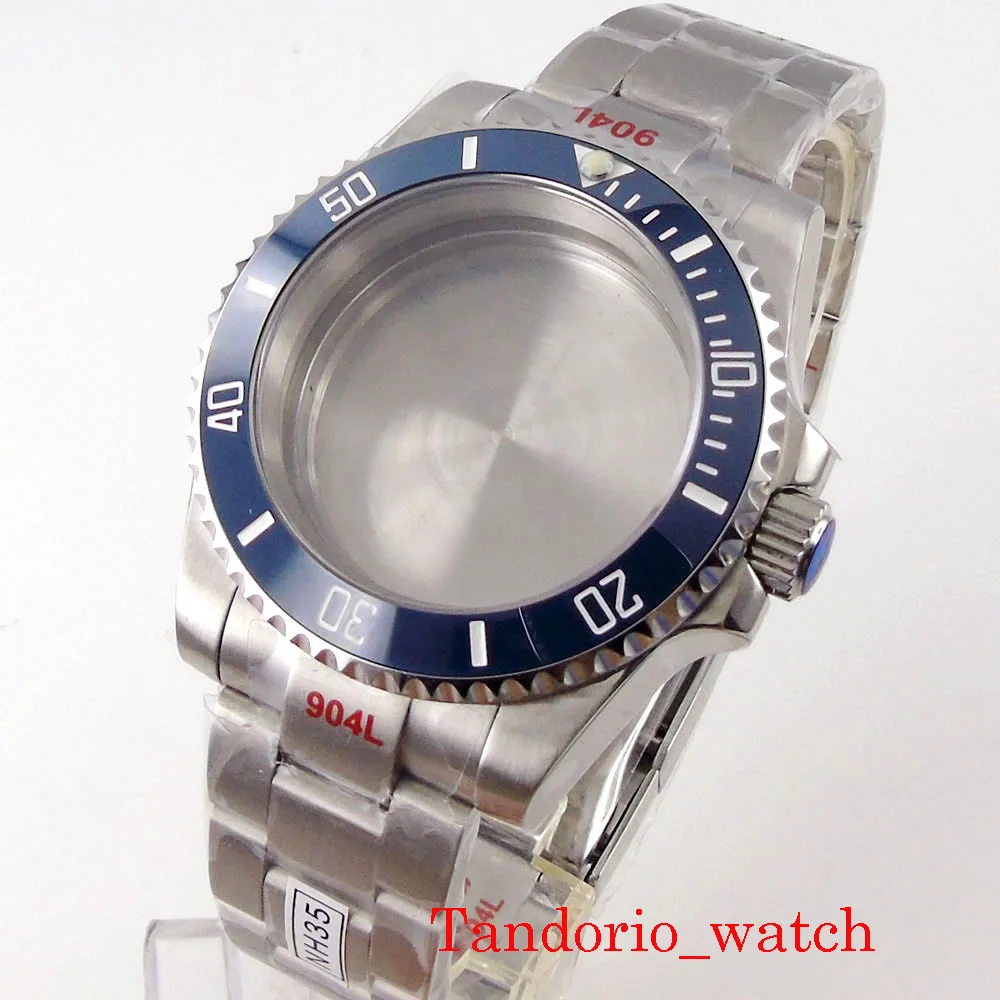 

Fit NH35 NH36 MIYOTA 8215 821A ETA 2836 2824 DG 40mm Sterile 316l Stainless Steel Watch Case Sapphire Glass Ceramic Bezel