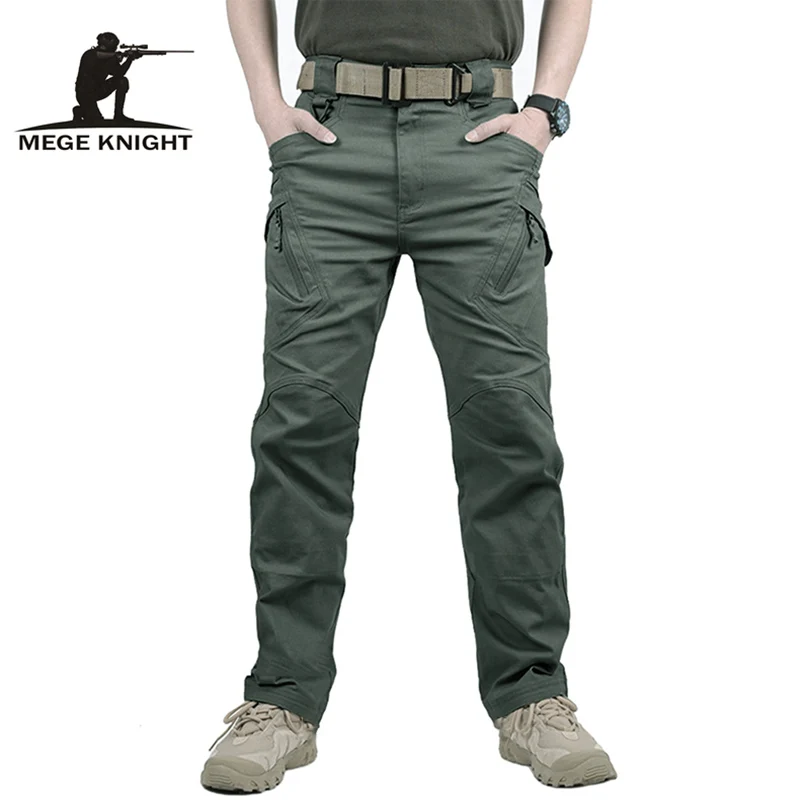 Mege Tactical Cargo Pants Cotton Military US Army Combat Trousers Work Clothing Male Jogger Casual Pants Streetwear Airsoft Gear