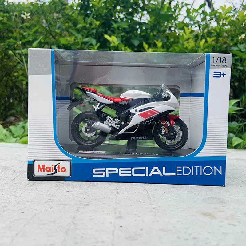 Maisto 1:18 Yamaha YZF R6 Road star original authorized simulation alloy motorcycle model toy car Static collection model