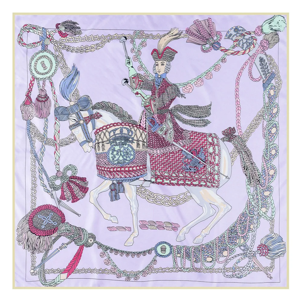 Manueller handgerollter Twill-Seidenschal für Damen, Paukendruck, quadratische Schals, Echarpes, gekräuselte Foulards, Femme, Wickeltuch, Bandana, Hijab, 90 cm – Detail 9