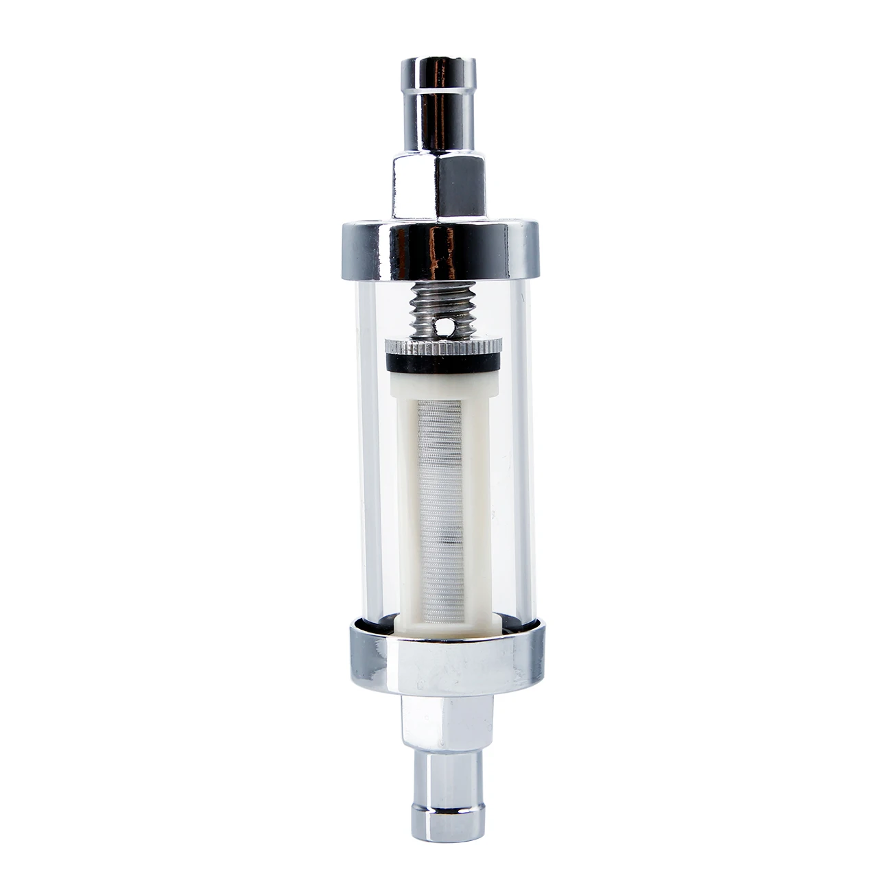 Universal Gas Diesel Fuel Filter Clear View Car Petrol Diesel Inline 3/8\