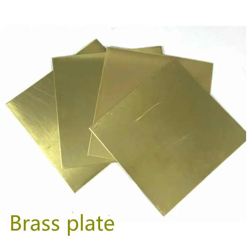 1 pz ottone rame lamiera Cu taglio telaio CNC modello stampo fai da te costruzione 50x50mm 50x100mm spessore 0.5-3mm