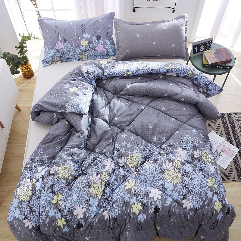 

SF Very Soft Quilts 4 Seasons Quilt Duvet Nordic Style Comforter Blanket Geometric Printed Double Quilts And Duvets For Adults