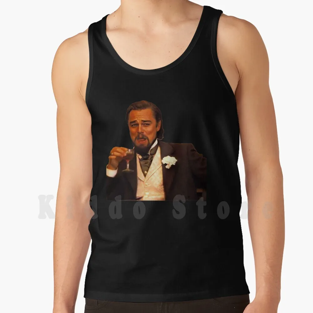 Funny Leonardo Dicaprio Tank Tops Vest Sleeveless Essential Essential Employee Appreciation Funny Quarantine Self Meme