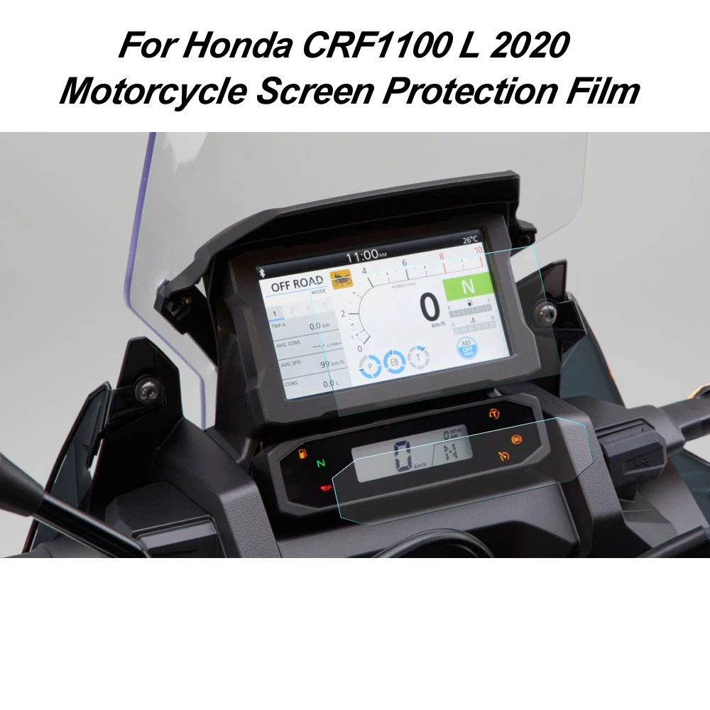 For Honda CRF1100L Cluster Scratch Protection Film CRF 1100L CRF1100 L africa twin 2020 Screen Protector Motorcycle Accessories