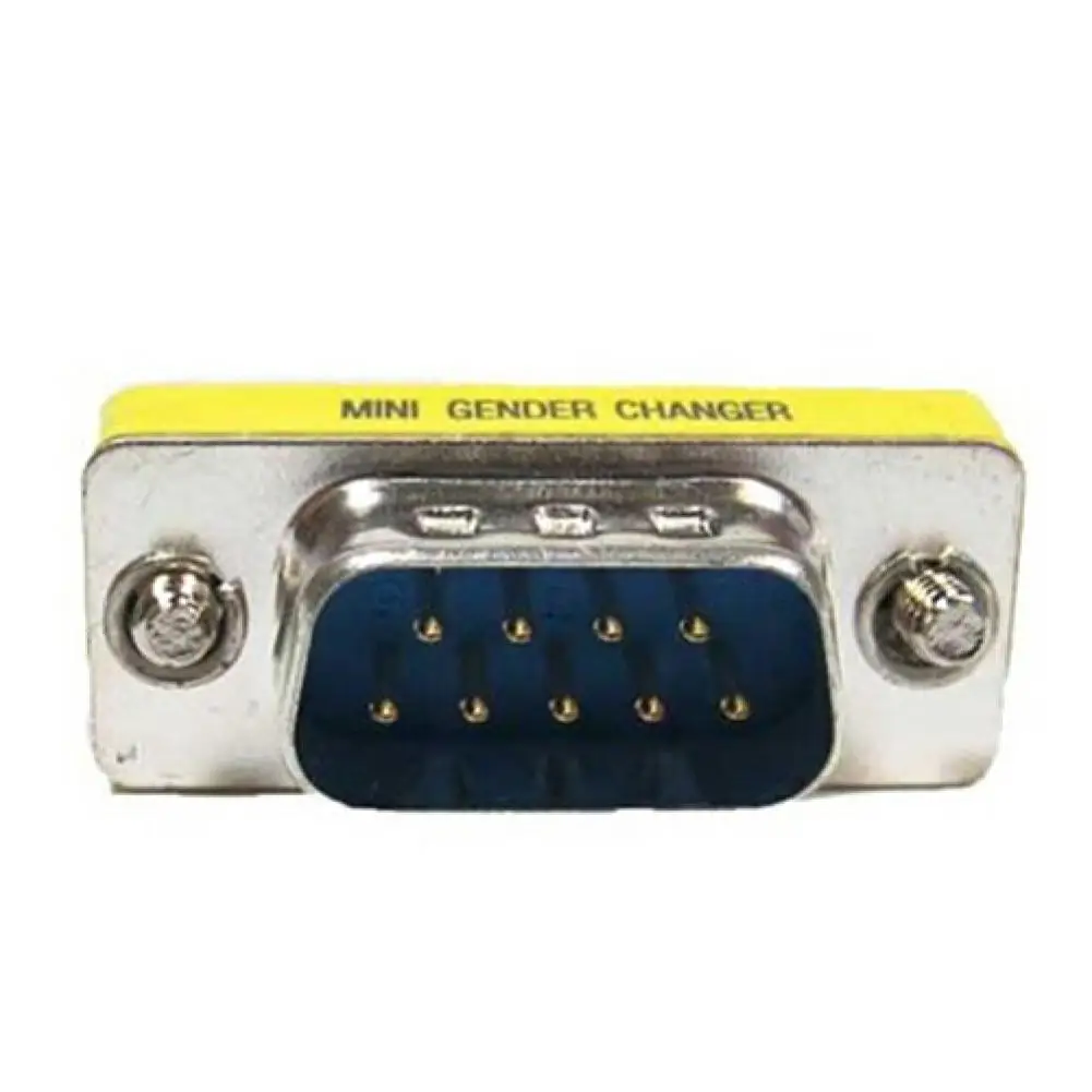 DB9 Mini Gender Changer Coupler Female to Female/Male to Male/Male to Female Mostly use with series RS-232 cables