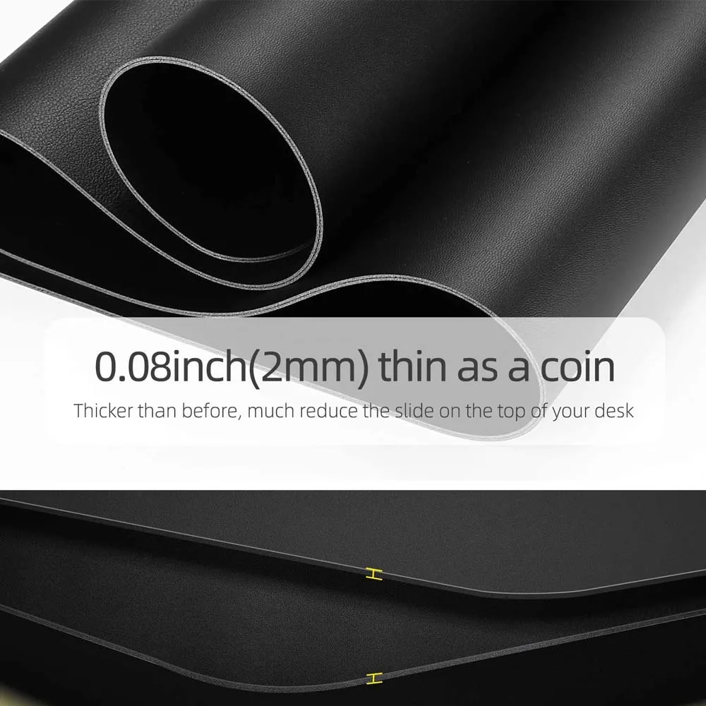PU Leather Mouse Pad for Computer Laptop High Quality Waterproof Non-Slip Office Small Size Mousepads