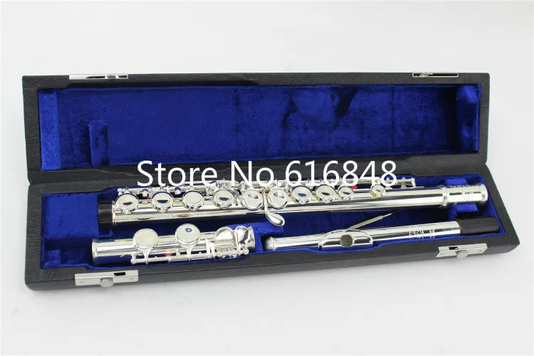 Buffet Crampon & Cie APARIS Silver Plated Flute Instrument Model BC6010 16 Holes Closed Designs C Key Flutes With Case