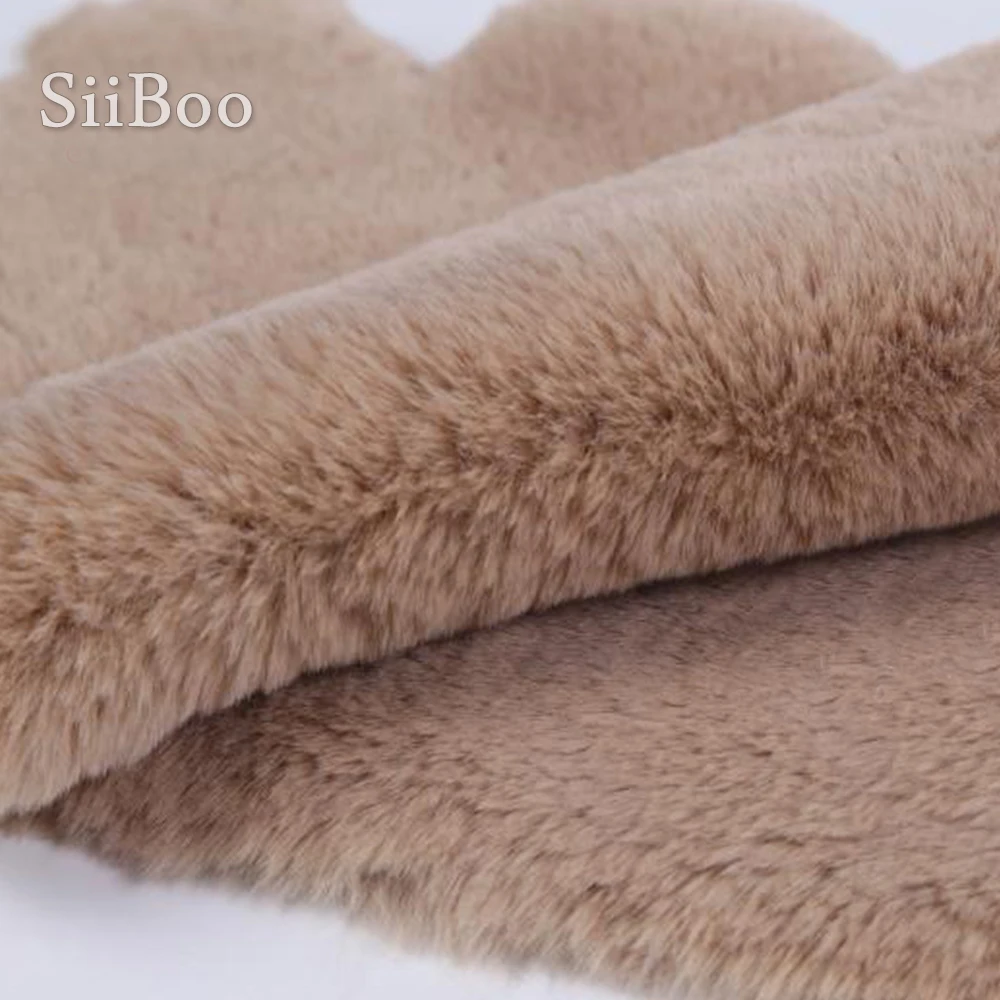 13 Colors solid 2cm faux fur fabric rabbit hair plush imitation fur fabric tissue telas tecidos stoffen 160*50cm 1piece SP4372