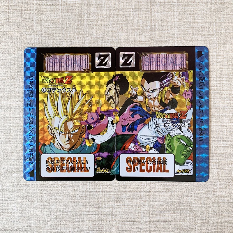 9pcs/set Super Saiyan Dragon Ball Z Majin Buu No.2 Heroes Refraction Battle Card Ultra Instinct Goku Game Collection Cards