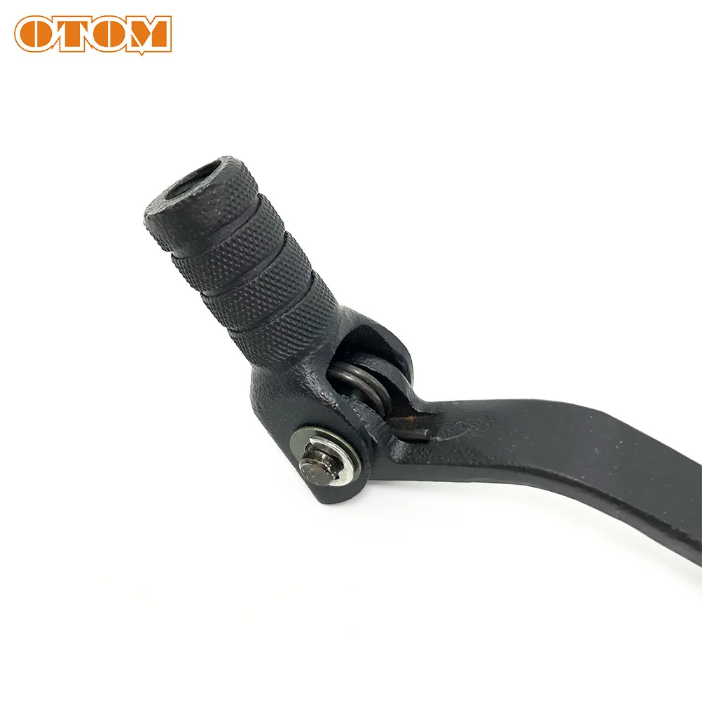 OTOM Motorcycle X6 Gear Shift Lever Anti-Drop Folding Gearshift Steel Pedal For HONDA CB125 CRF230 YAMAHA DT230 MT250 KAYO T2 T6