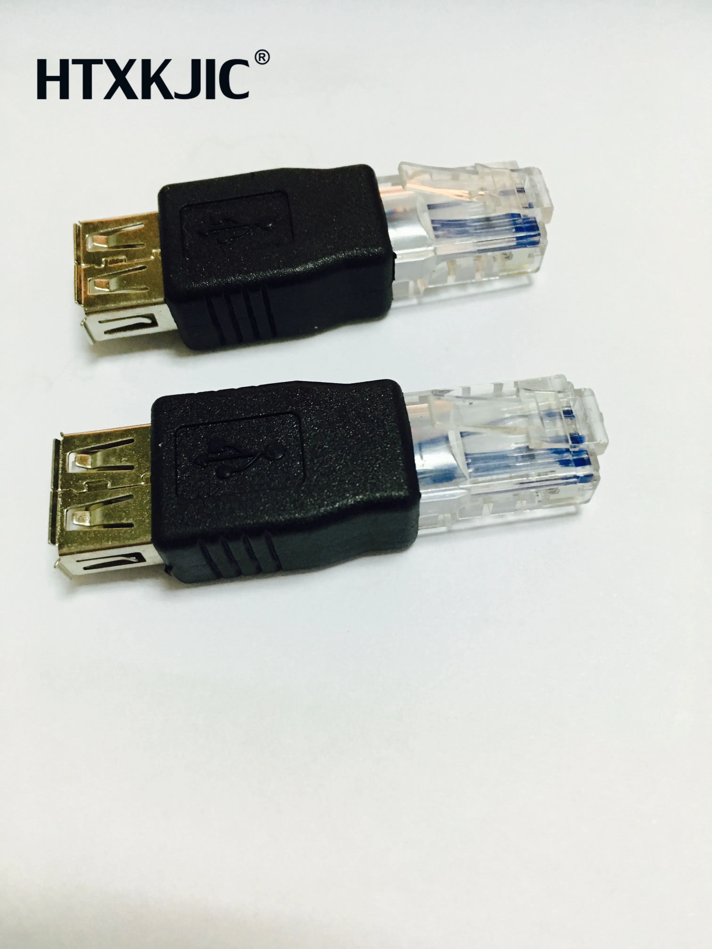 1PCS  USB Type A Female to Ethernet Internet RJ45 Male Network Converter Adapters Plug Socket