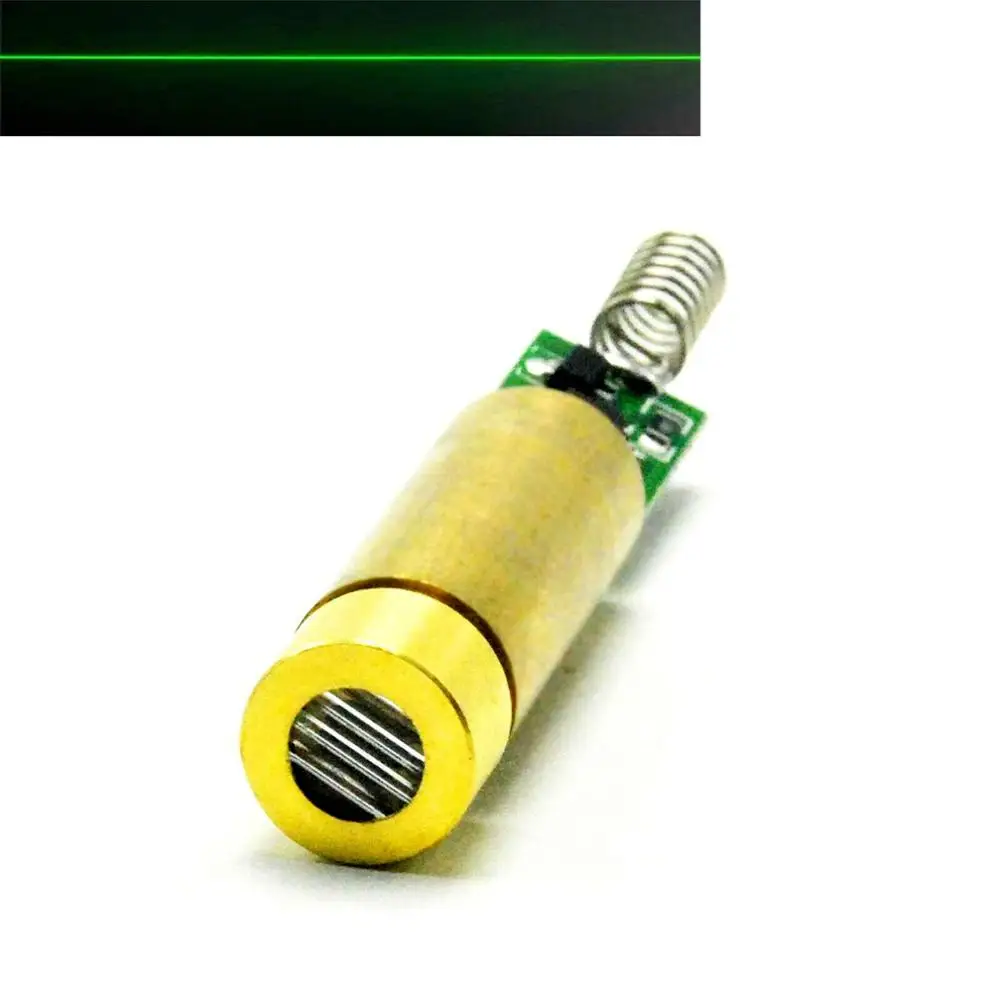 

532nm 5mW Industrial Lab Green Laser Diode Module Line Shape with Driver Board 3V DC