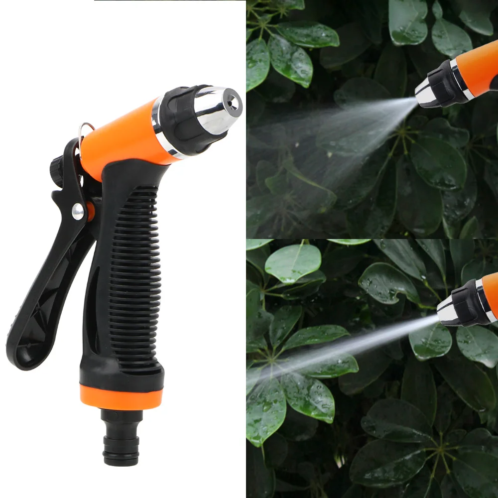 Tubo da giardino Pistola a spruzzo d'acqua per la pulizia dell'auto Irrigazione Pianta da fiori Doccia Animali domestici Lavaggio auto Spruzzatore d'acqua Ugello per lavaggio auto