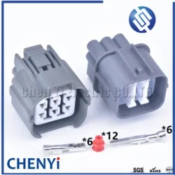 6 Pin auto Waterproof Connector female or male Oxygen Sensor plug For Honda Accord Fit Civic CRV Odyssey 6189-0133 6188-0175
