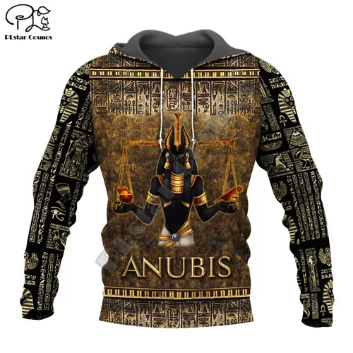 

PLstar Cosmos God of The Egyptian Egypt Ancient Symbol Anubis Face NewFashion Funny 3DPrint Zipper/Hoodies/Sweatshirts/Jacket 10