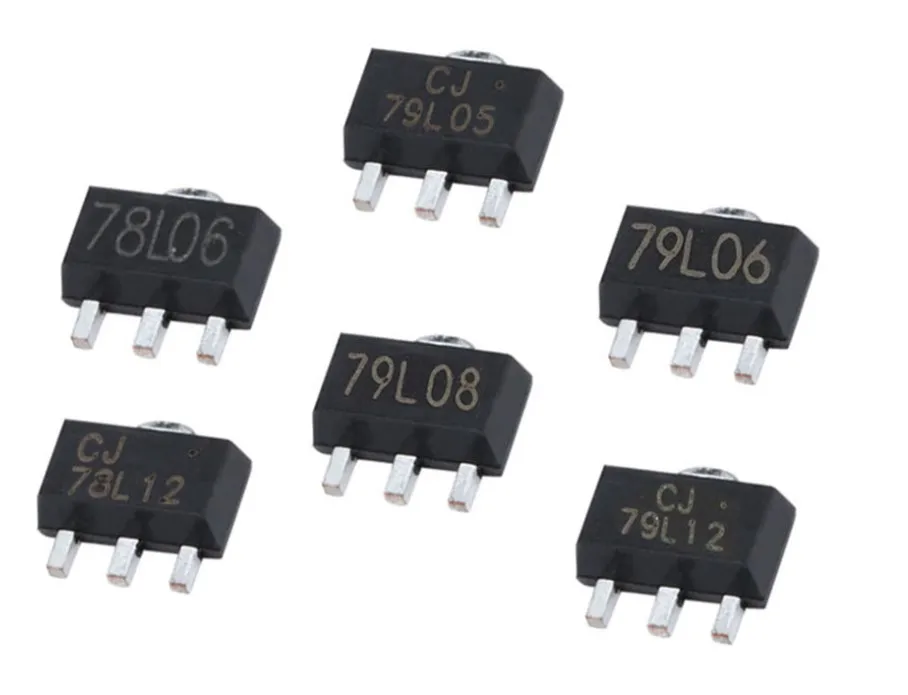 10 Uds regulador de tensión positiva Transistor triodo SOT-89 CJ78L05 CJ78L06 CJ78L08 CJ78L12 CJ78L15 CJ79L05 5V CJ79L06 6V IC