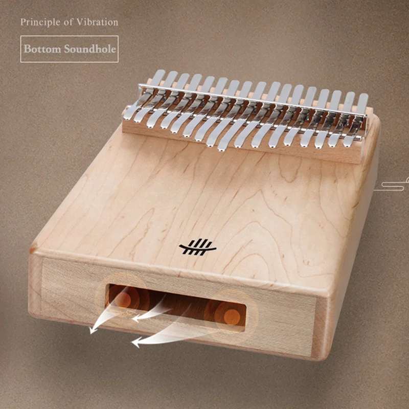 Hluru Kalimba 17 21 Key Wooden Thumb Piano Musical Instrument Gift With Accessories Full Solid Wood Mini Kalimba