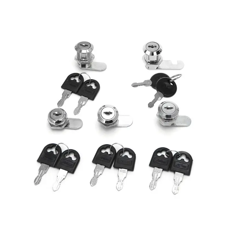 10-30Mm Khóa Cam Nộp Hồ Sơ Nội Bài Hộp Thư Ngăn Kéo Tủ Khóa 2 Chìa Khóa