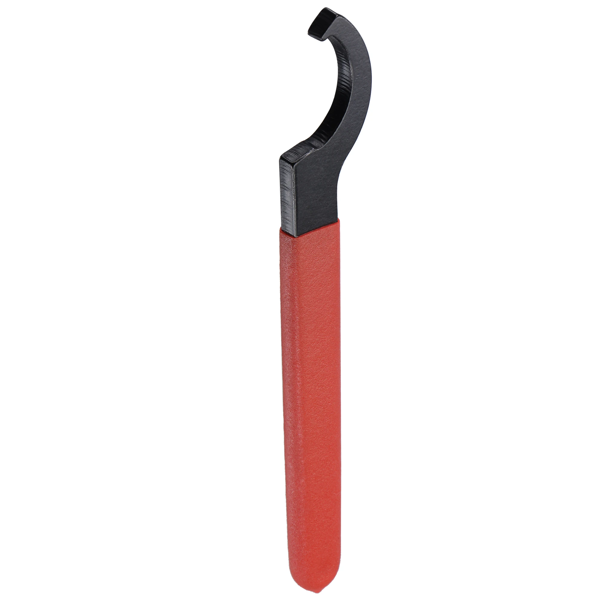 Uxcell-llave inglesa de gancho C, mandril para tuerca redonda de 28-32mm, con Mango antideslizante rojo