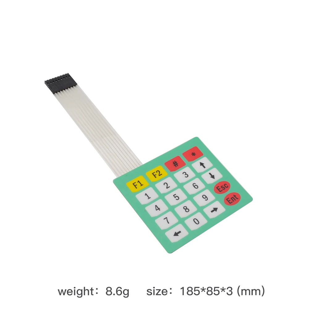 High Sensitivity1/2/12/20Key Membrane Switch Keypad 3*4/ 4*5Matrix Array Matrix Keyboard for Arduino/Robot Car DIY accessories