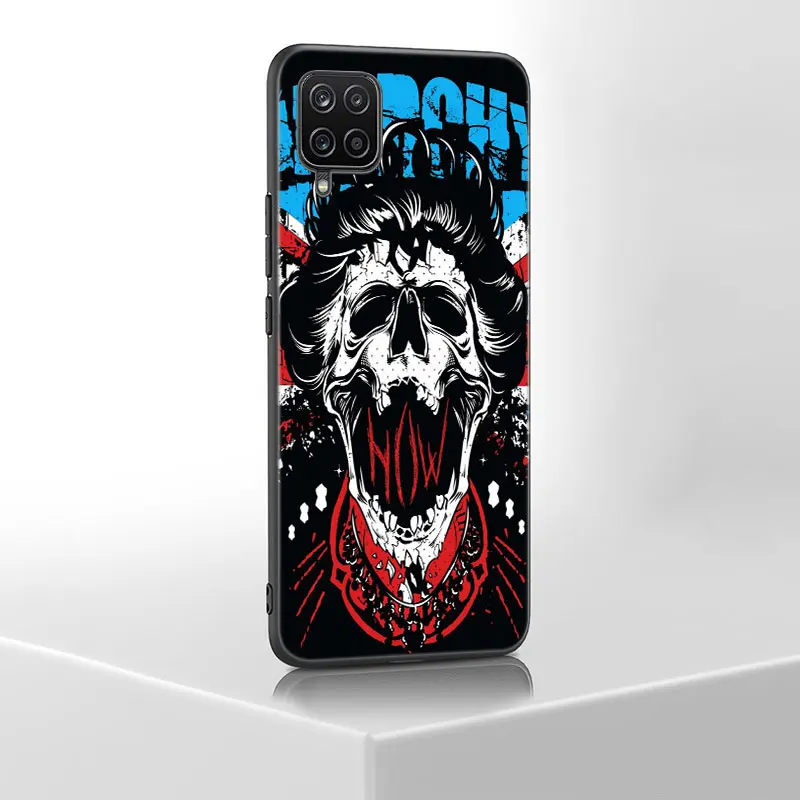 Punk Rock skull Case For Samsung Galaxy M12 M32 M21 M51 M11 M30S M31S Note 10 Lite 20 Ultra J2 Core J6 J8 2018 J4 Plus Cover