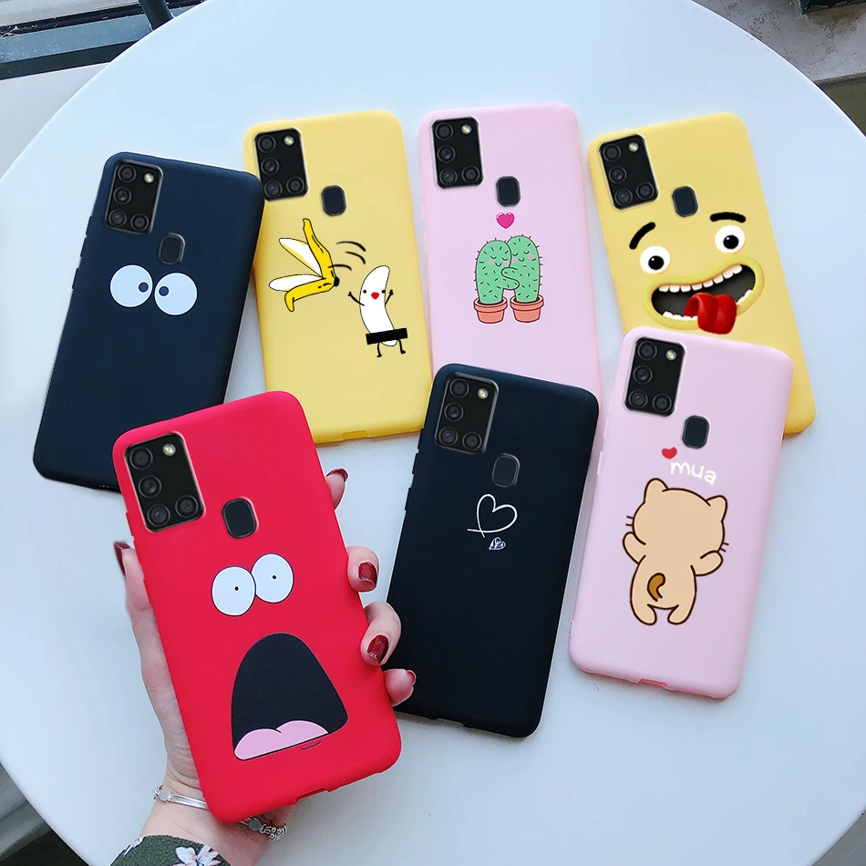 For Samsung Galaxy A21S Case Silicone Soft TPU Fundas Bumper for Samsung A21S Case A217F A 21S A21 S 6.5