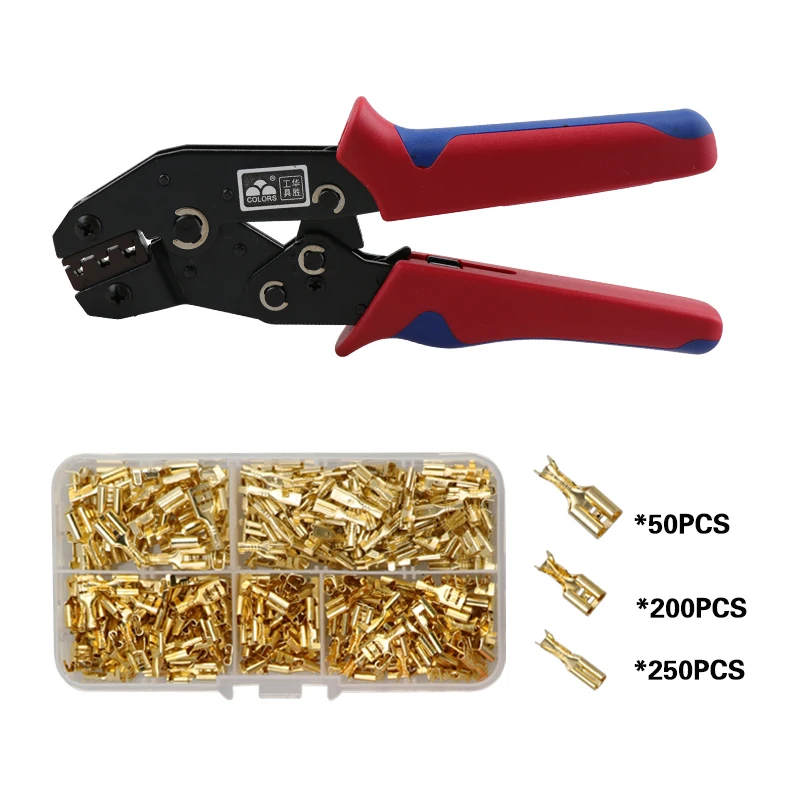 SN-28B SN-48B Wire Crimping Plier 0.5-2.5mm2 20-13AWG Clamps Press Clamp Hand Tool Krimptang TAB 2.8 4.8 Terminals Sets Tools