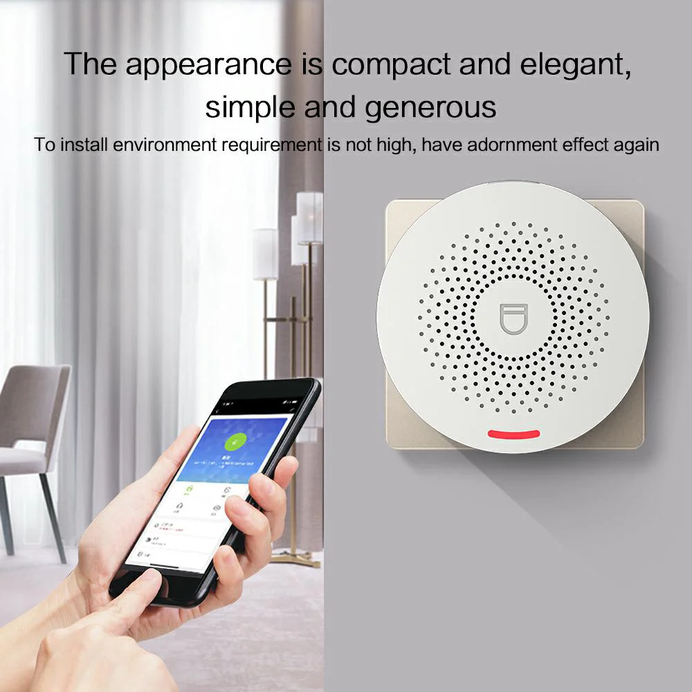 PGST PW150 Tuya WIFI Home Alarm System Wireless Sicherheit Einbrecher Smart Home APP Control mit PIR Motion Sensor