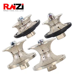 Raizi Vacuum Brazed Diamond Hand Profile Wheel Full Bullnose V 20-50mm Profiling Router Bits strumento profilatore di marmo di granito