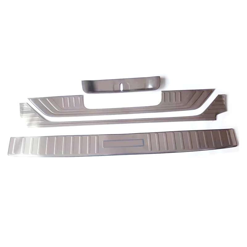 Für Mercedes-Benz Vito V-Klasse W447 2014-2024 Edelstahl Silber Hinten Stamm Innen Außen Stoßstange Platte Schutz Abdeckung Kit – Detail 5