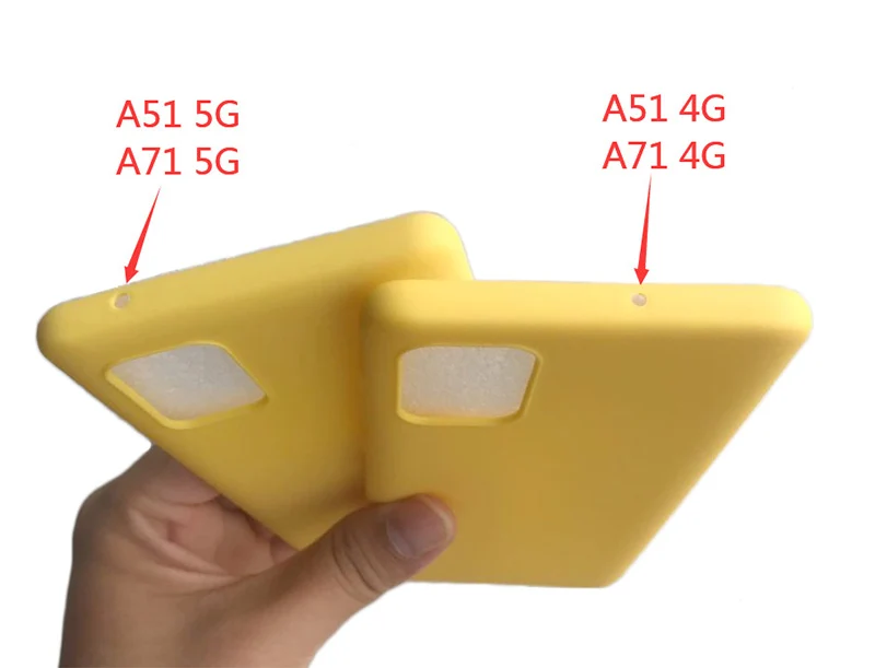 Candy Frosted Hülle für Samsung Galaxy A51 A71 stoßfeste weiche Silikon-Rückseite für Samsung A51 A71 4G 5G Hüllen – Detail 2