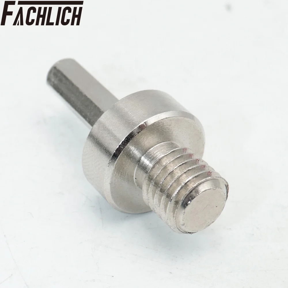 FACHLICH 2Units Adapter For Grinding Disc Change Thread Converter For M14 Male Thread To Hexagon Shank Diamond Core Bits