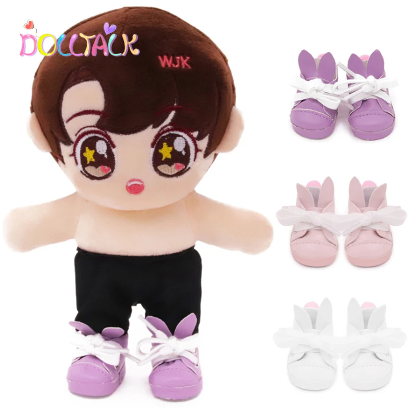 Fashion Mixed 14 inch Or 18 inch Rabbit Ears Doll Shoes For Reborn Bebe Dolls & Mini Exo Blyth Toys Dolls For Girl's Best Gift