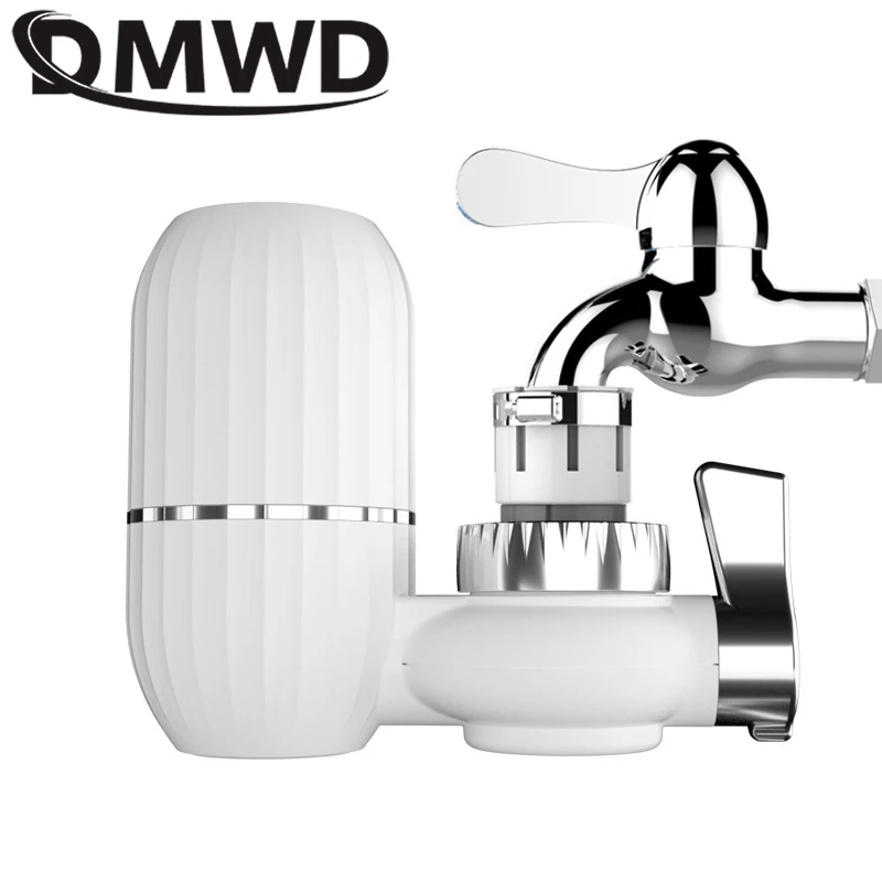 

DMWD Tap Water Purifier Kitchen Faucet Washable Ceramic Percolator Mini Water Filter Rust Bacteria Removal Replacement Filter