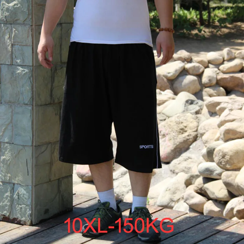 Plus size 8XL 9XL 10XL 150kg summer large size shorts men sports shorts cheap oversize Comfortable soft loose shorts 58 60 64