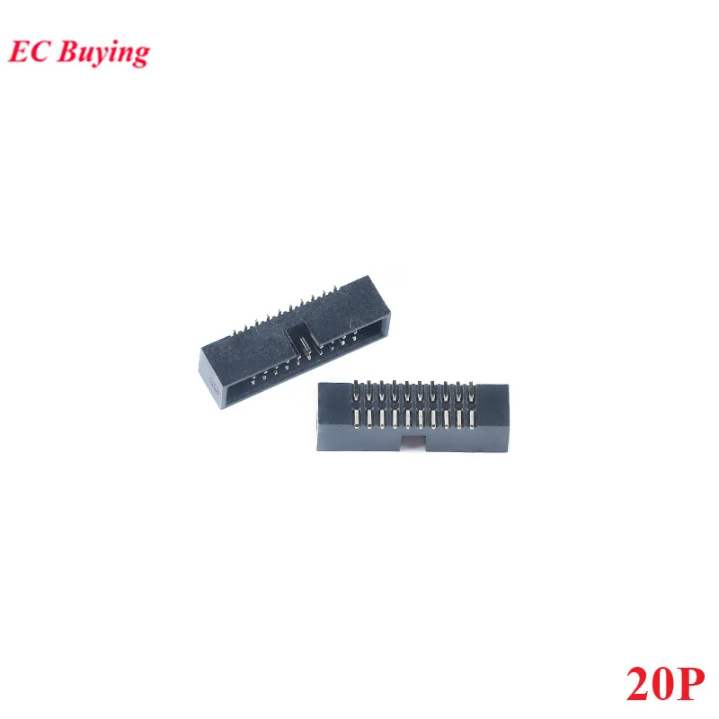 10 sztuk DC3 1.27mm Pitch DC3-6/8/10/12/14/16/20/24/26/30/34/40/50P Pin gniazdo IDC złącze dwurzędowe SMD Pin mężczyzna nagłówek — zdjęcie 4