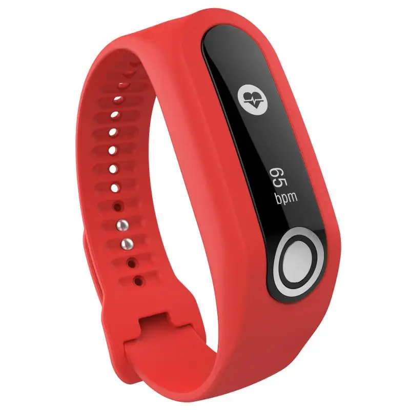 Fashion Vervangbare Polsband Beknopte En Vogue Effen Kleur Siliconen Band Voor Tomtom Touch Cardio Activiteit Tracker Dagelijkse Slijtage