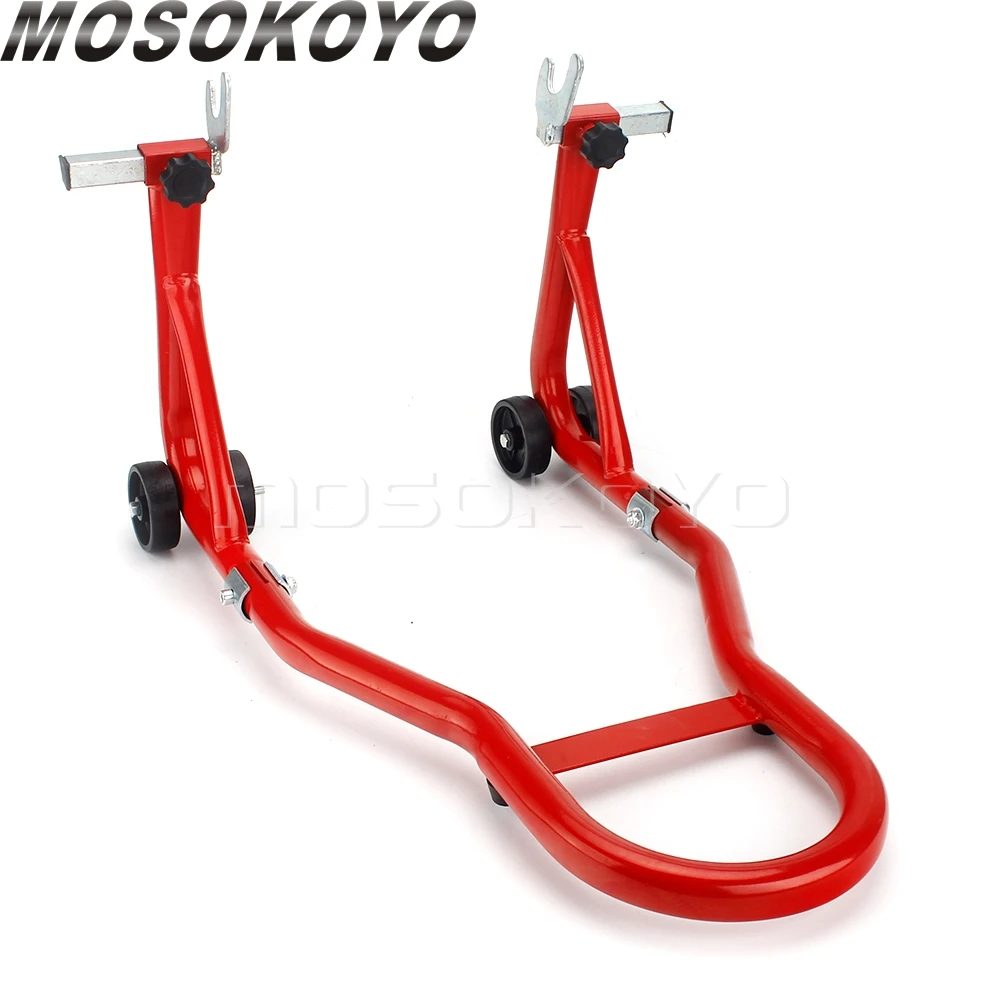 750lb motocicleta suporte universal roda traseira quadro ajuste largura 7.48 "-13.38" moto elevador stands ferramentas de reparo de pneus