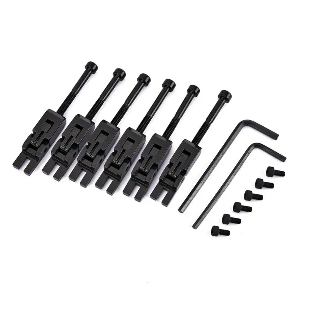 Hot Sale 6Pcs Double Locking System String Saddles for Floyd Rose Guitar Tremolo Bridge electric guitar ремень для гитары