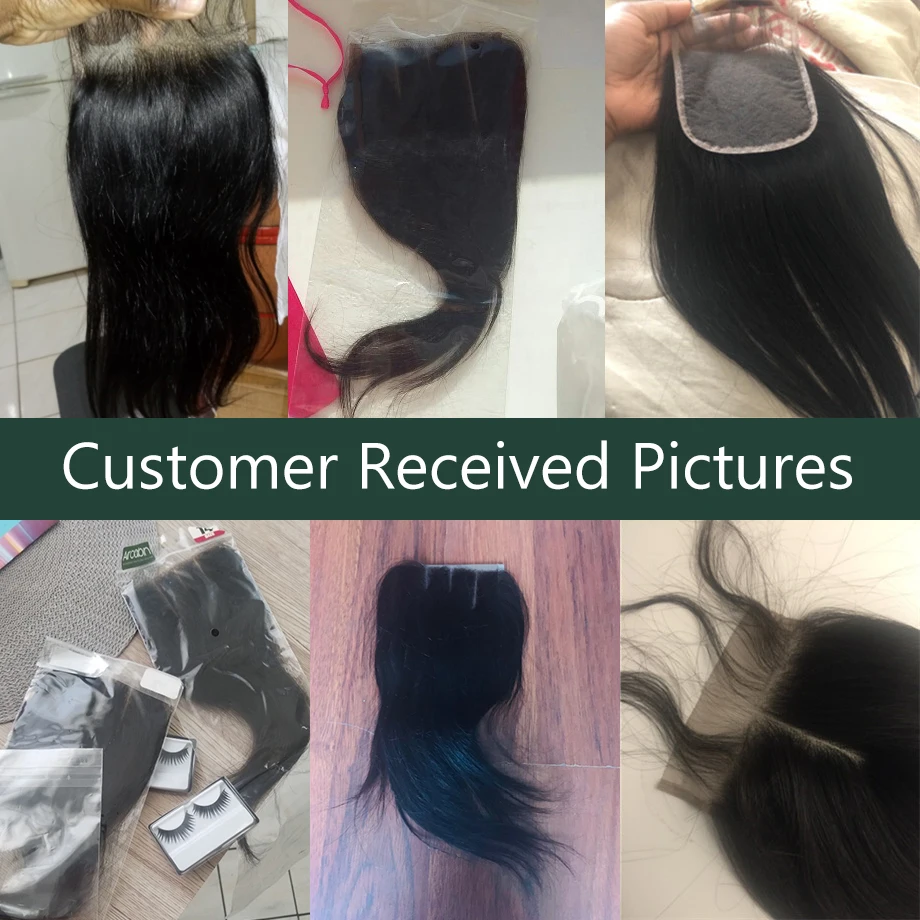Straight Lace Closure Pre Plucked