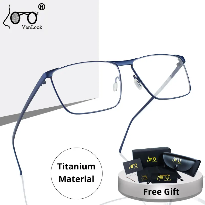 

Titanium Eyeglass Frames For Men Prescription Spectacle Women Eyewear For Sight Myopia Glasses