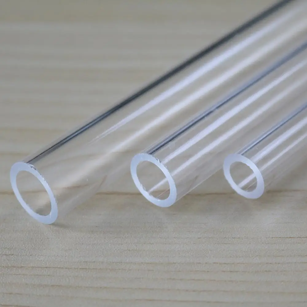 Length 48~50cm Transparent OD 12mm 14mm 16mm Acrylic Pipe Fish Tank Aquarium Clear Tube Thickness 2mm 20 Pcs