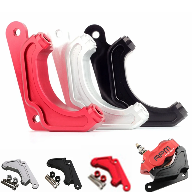 Motorcycle Brake Caliper Bracket Adapter Support For Honda Dio Af 18/27/28/34/35 For Rpm Adelin Frando 82mm Radial For 220 200mm