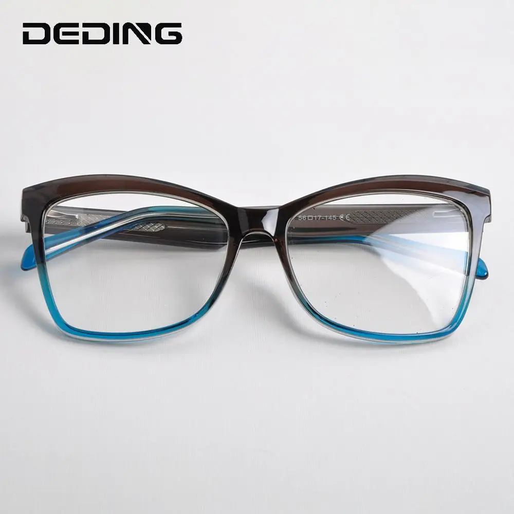 Cat Eye TR90 Glasses Frame Women Fashion Round Eyeglasses with Spring Hinge Women Brand Designer Optical Spectacles DD1608